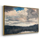 The Lone Boat, North Woods Club, Adirondacks, 1892 - Floater Framed Canvas Print