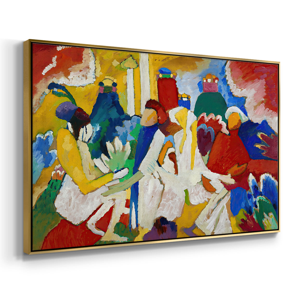 Oriental, 1909 - Floater Framed Canvas Print