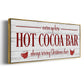 Hot Cocoa Bar - Floater Framed Canvas Print
