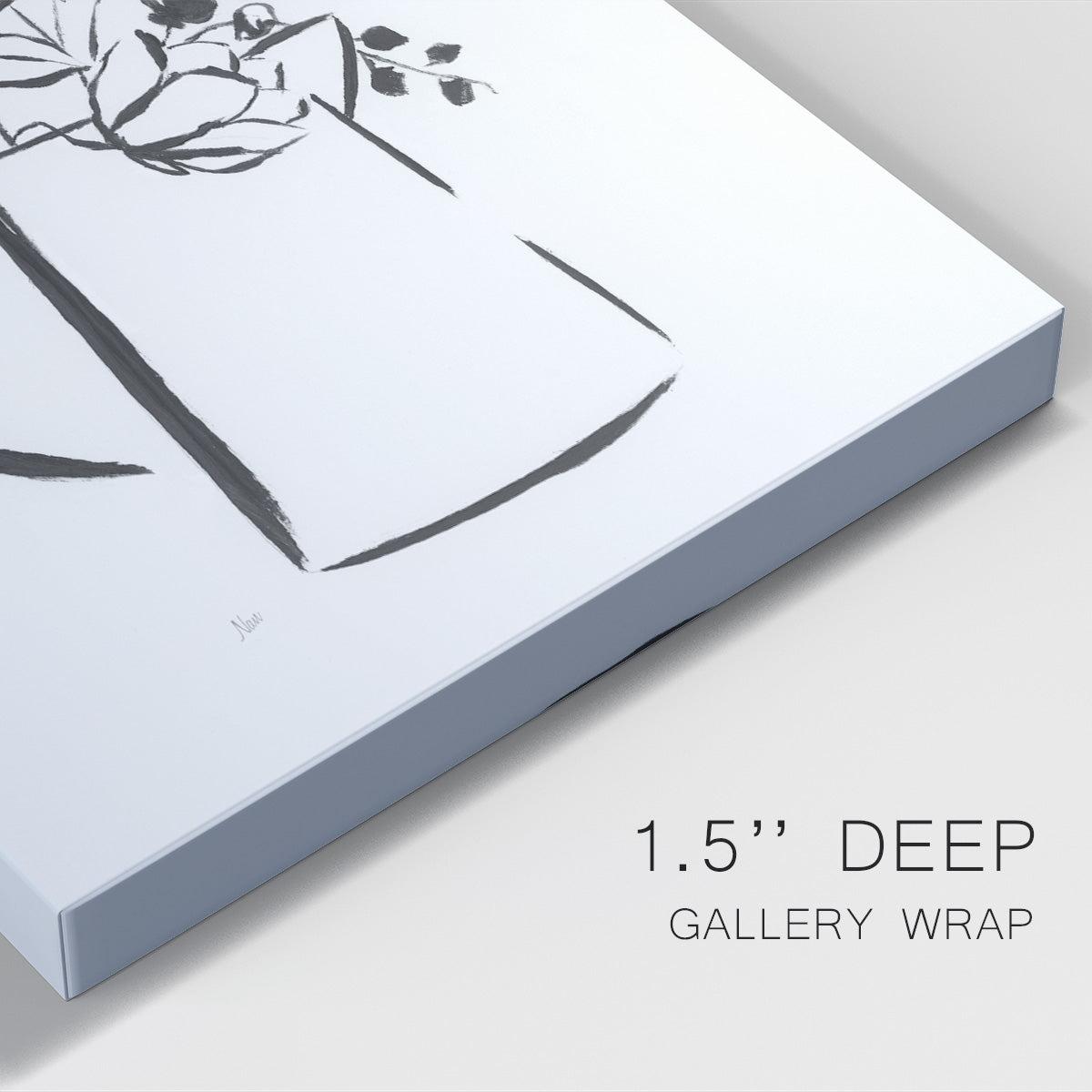 Sketchy Bouquet I - Canvas Art Print