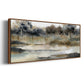 Serene River - Floater Framed Canvas Print