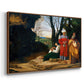 The Three Philosophers, c. 1508-1509 - Floater Framed Canvas Print