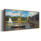 The Road Bridge, Argenteuil - Floater Framed Canvas Print