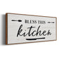 Bless this Kitchen - Floater Framed Canvas Print