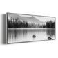 Mountain Reflection - Floater Framed Canvas Print
