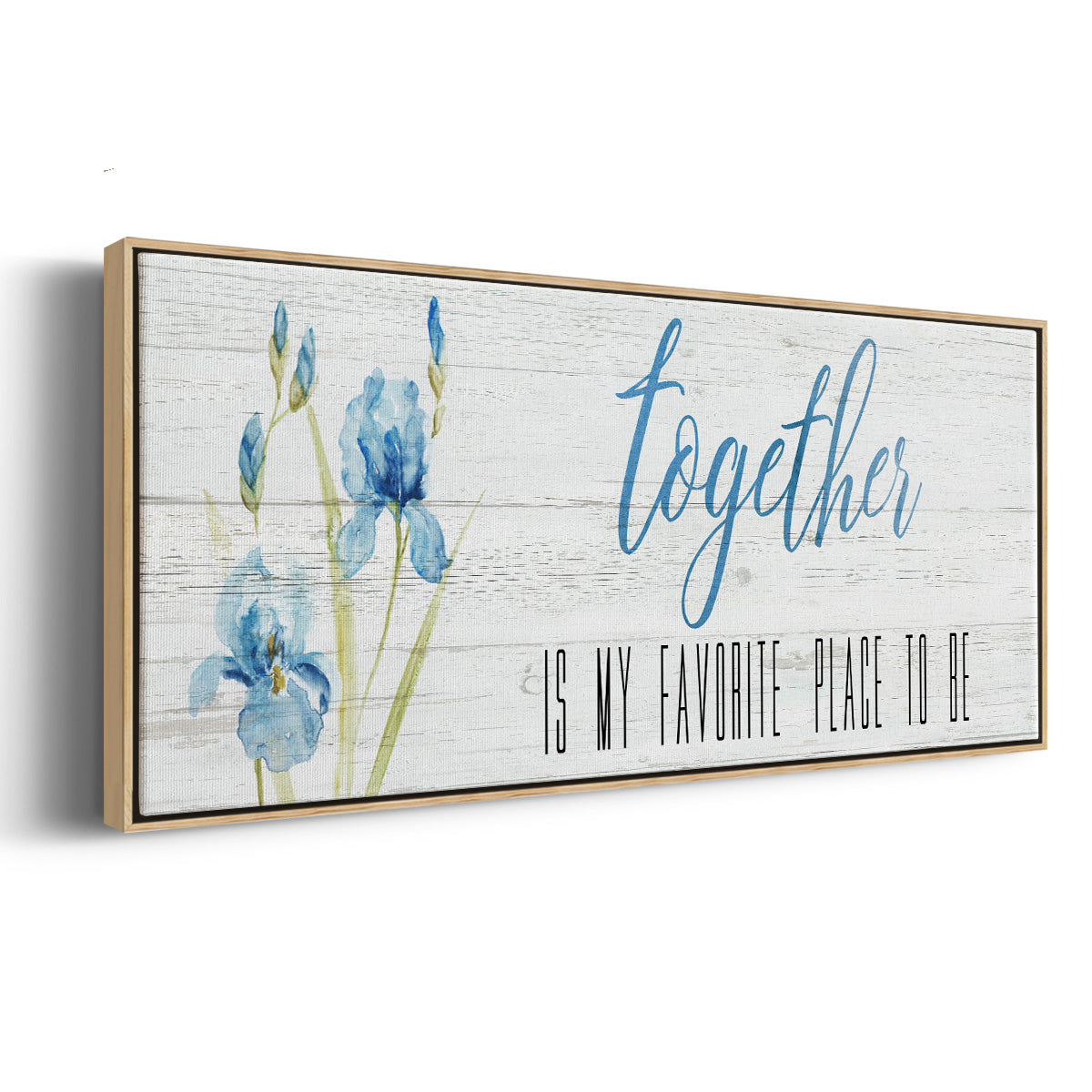 Together - Floater Framed Canvas Print