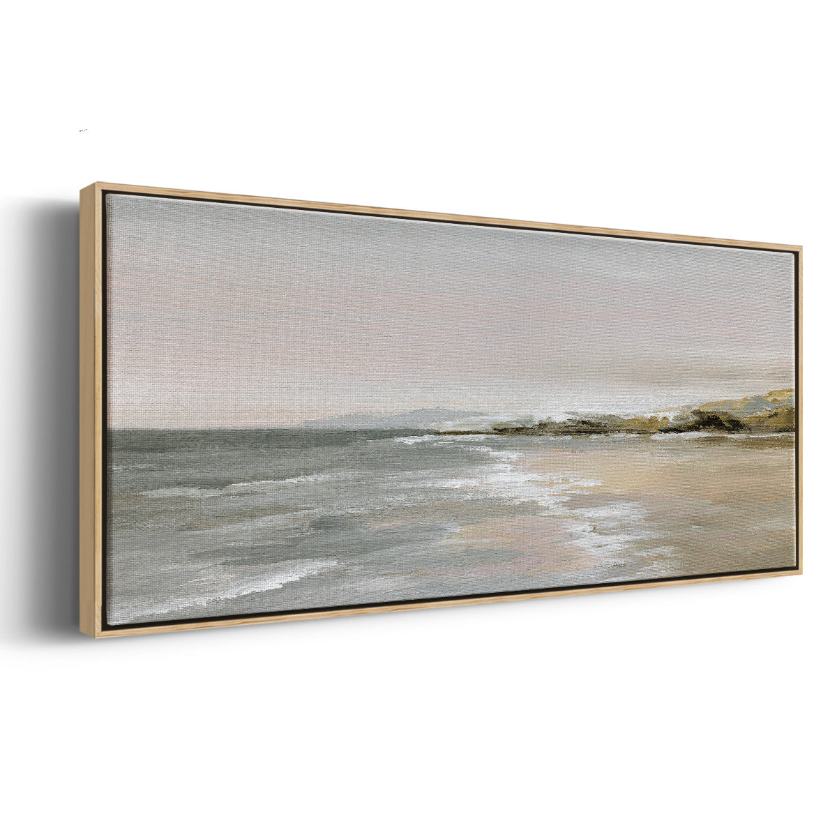 New Shore - Floater Framed Canvas Print