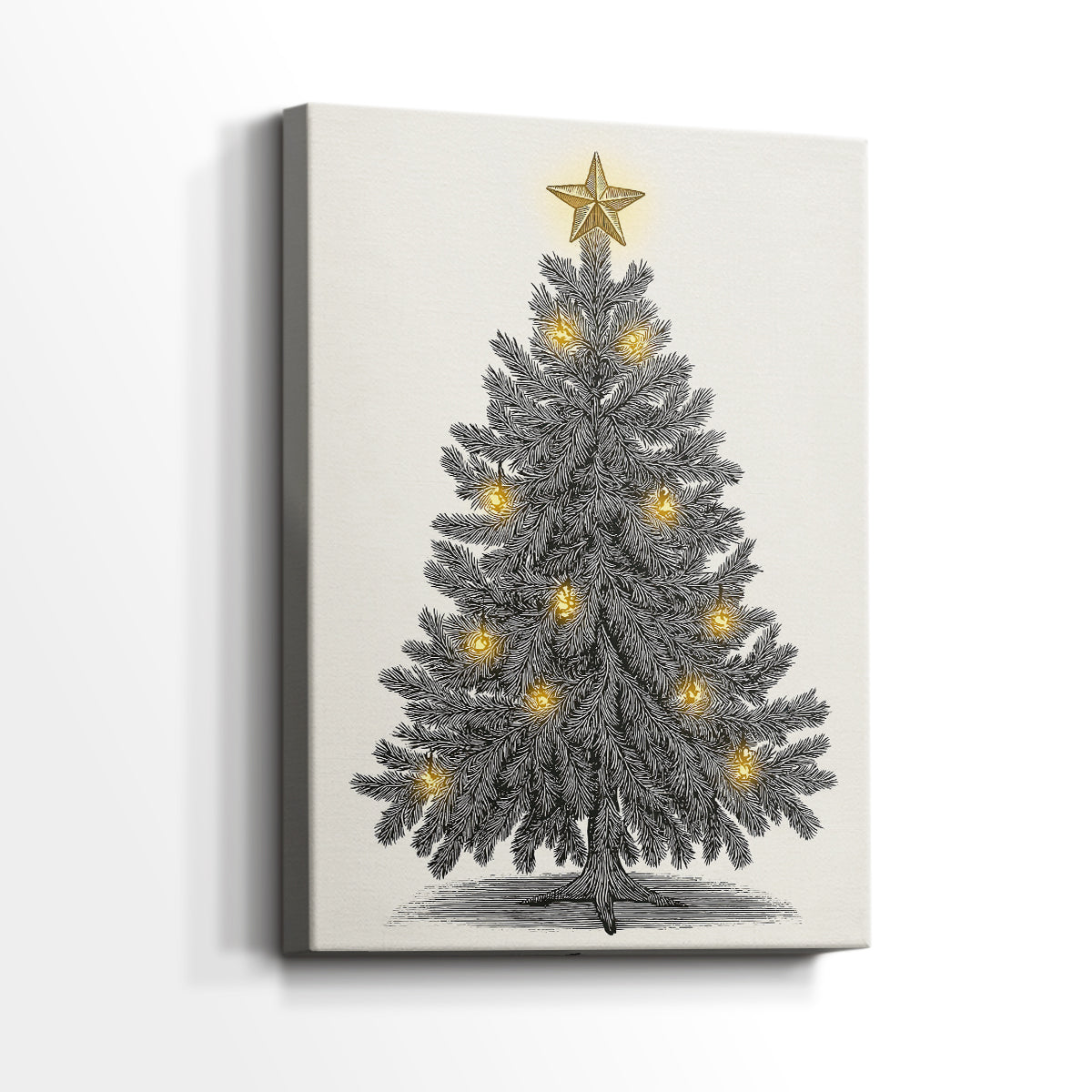 Pearled Sleigh Promise - Canvas Art Print