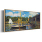 The Road Bridge, Argenteuil - Floater Framed Canvas Print