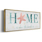 Home Beach - Floater Framed Canvas Print