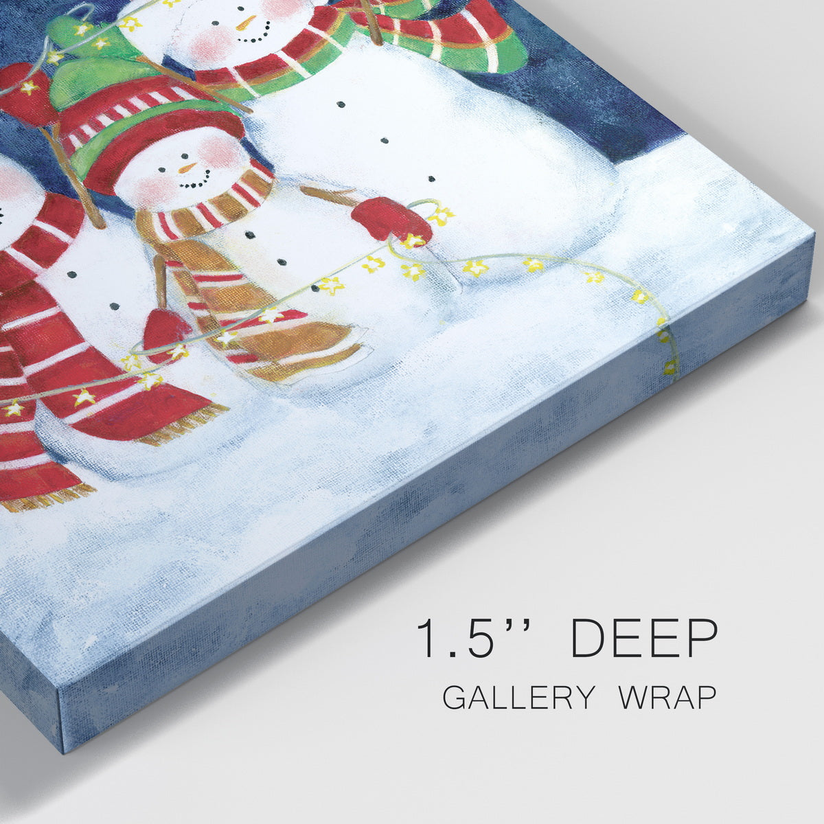 Festive Lights II-Premium Gallery Wrapped Canvas - Ready to Hang