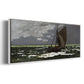 Stormy Seascape, 1867 - Floater Framed Canvas Print