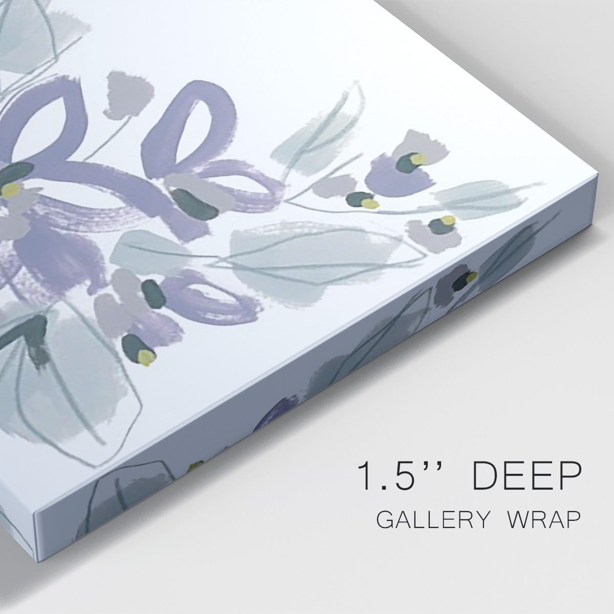 Periwinkle Patch I - Canvas Art Print