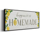 Homemade Lemons - Floater Framed Canvas Print
