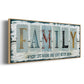 Family Where Life - Floater Framed Canvas Print