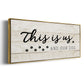 This is Us and the Dog - Floater Framed Canvas Print