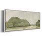 On Course I - Floater Framed Canvas Print
