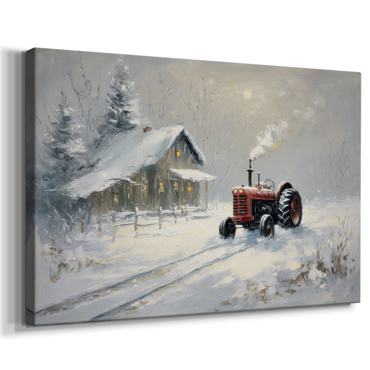 Snowwhite Skies Blessing - Canvas Art Print