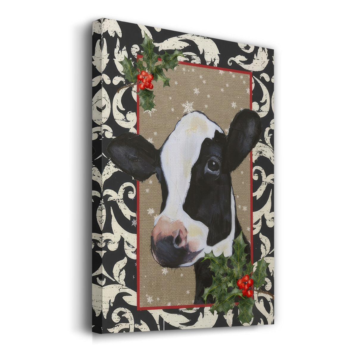 County Christmas Farm I - Gallery Wrapped Canvas