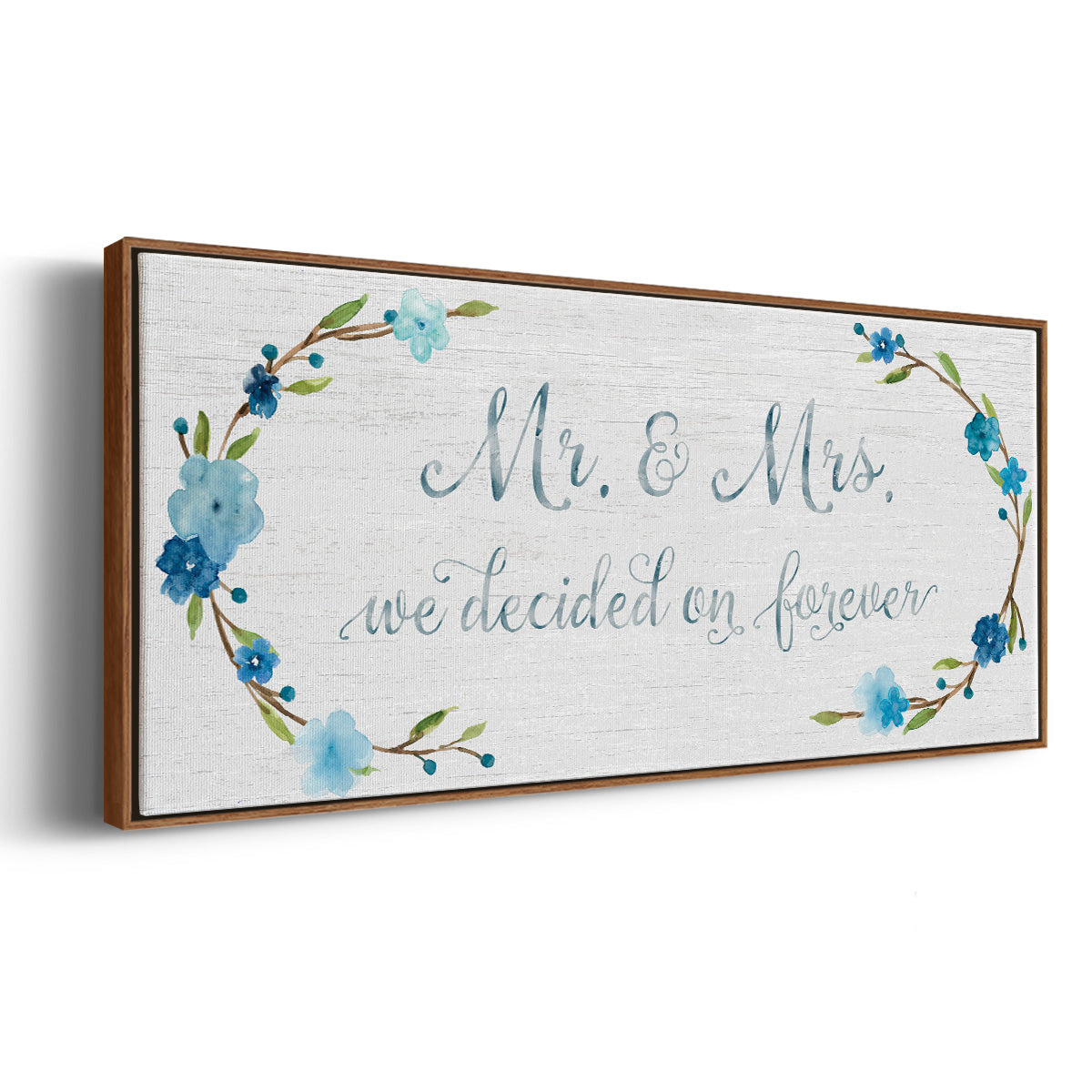 Forever - Floater Framed Canvas Print