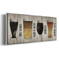Beer Chart II - Floater Framed Canvas Print