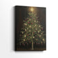 Night of Amber Village - Canvas Art Print