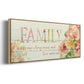 Family Where Our Story Begins - Floater Framed Canvas Print
