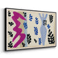 The Knife Thrower (Le lanceur de couteaux), from Jazz, 1947 - Floater Framed Canvas Print