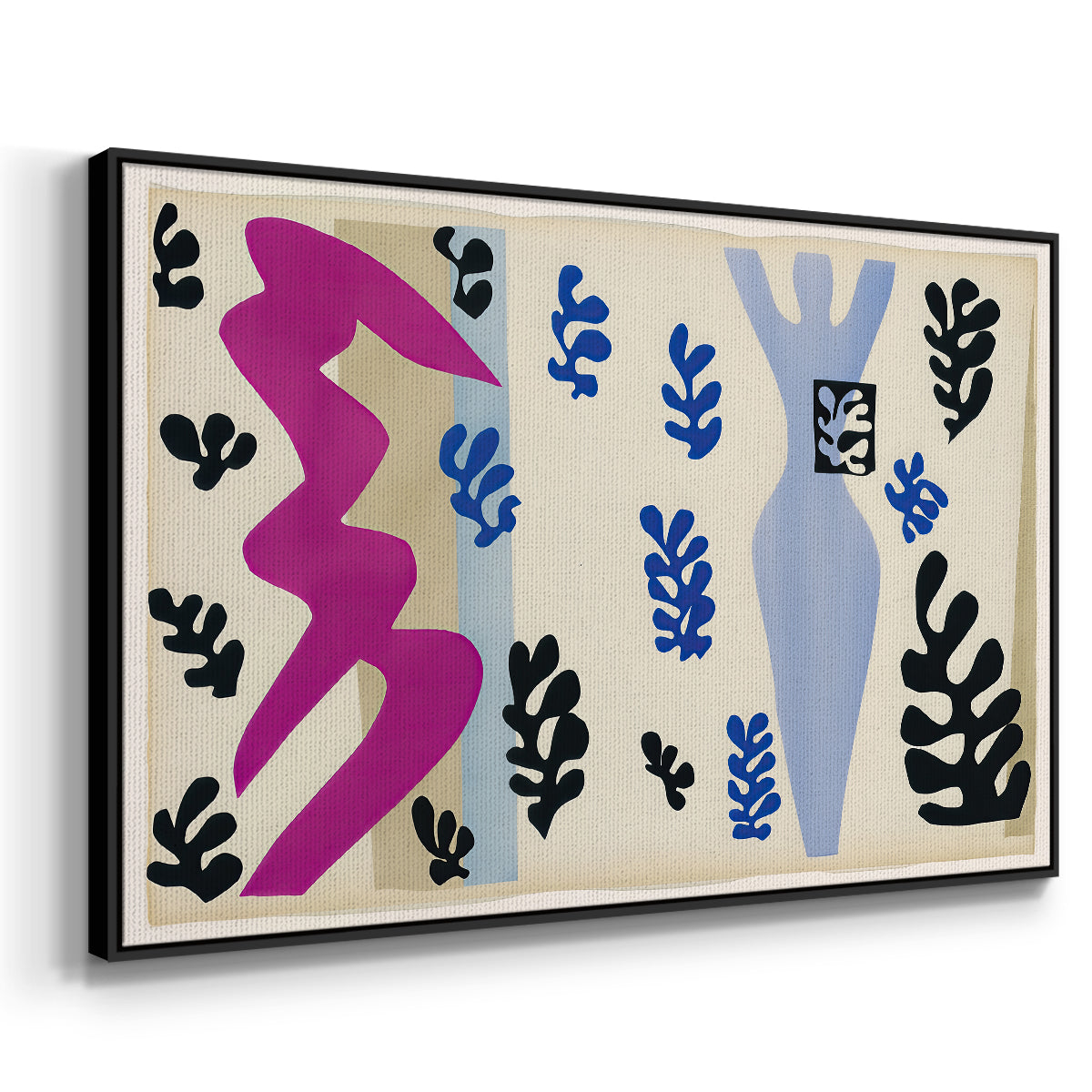 The Knife Thrower (Le lanceur de couteaux), from Jazz, 1947 - Floater Framed Canvas Print