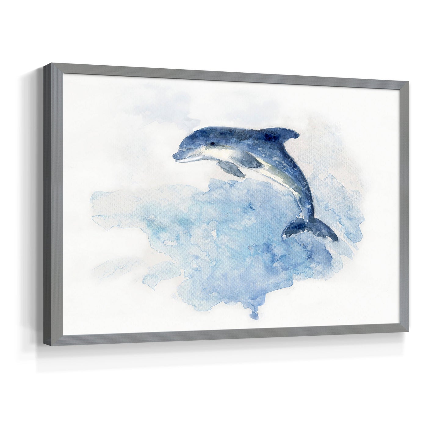 45574,dolphin,ocean,water,sunrise,jumping,coastal,serenity,artwork,watercolor,marine life,nature,tranquility,waves,blue,artwork frame,joyful,animal,beach,shores,wildlife,beauty,horizon,sea,playful,painting,aquatic,colorful,abstract,creative,outdoor,natural,landscape,decor,design,craftsmanship,inspiration,fluidity,movement,Re-stickable,Nautical & Beach