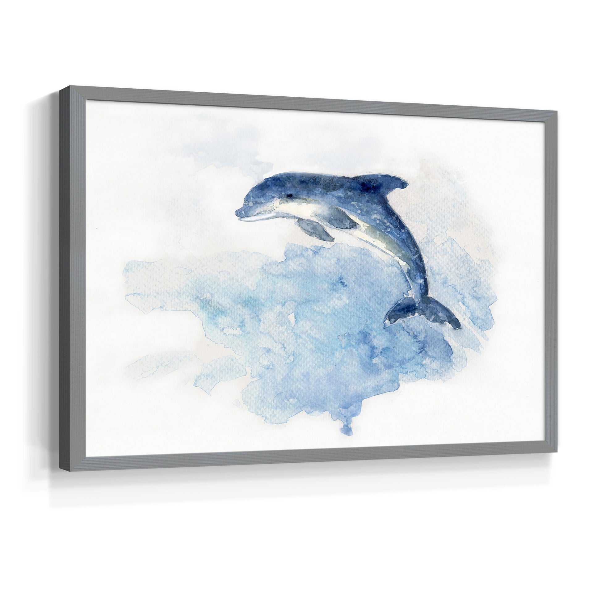 45574,dolphin,ocean,water,sunrise,jumping,coastal,serenity,artwork,watercolor,marine life,nature,tranquility,waves,blue,artwork frame,joyful,animal,beach,shores,wildlife,beauty,horizon,sea,playful,painting,aquatic,colorful,abstract,creative,outdoor,natural,landscape,decor,design,craftsmanship,inspiration,fluidity,movement,Re-stickable,Nautical & Beach