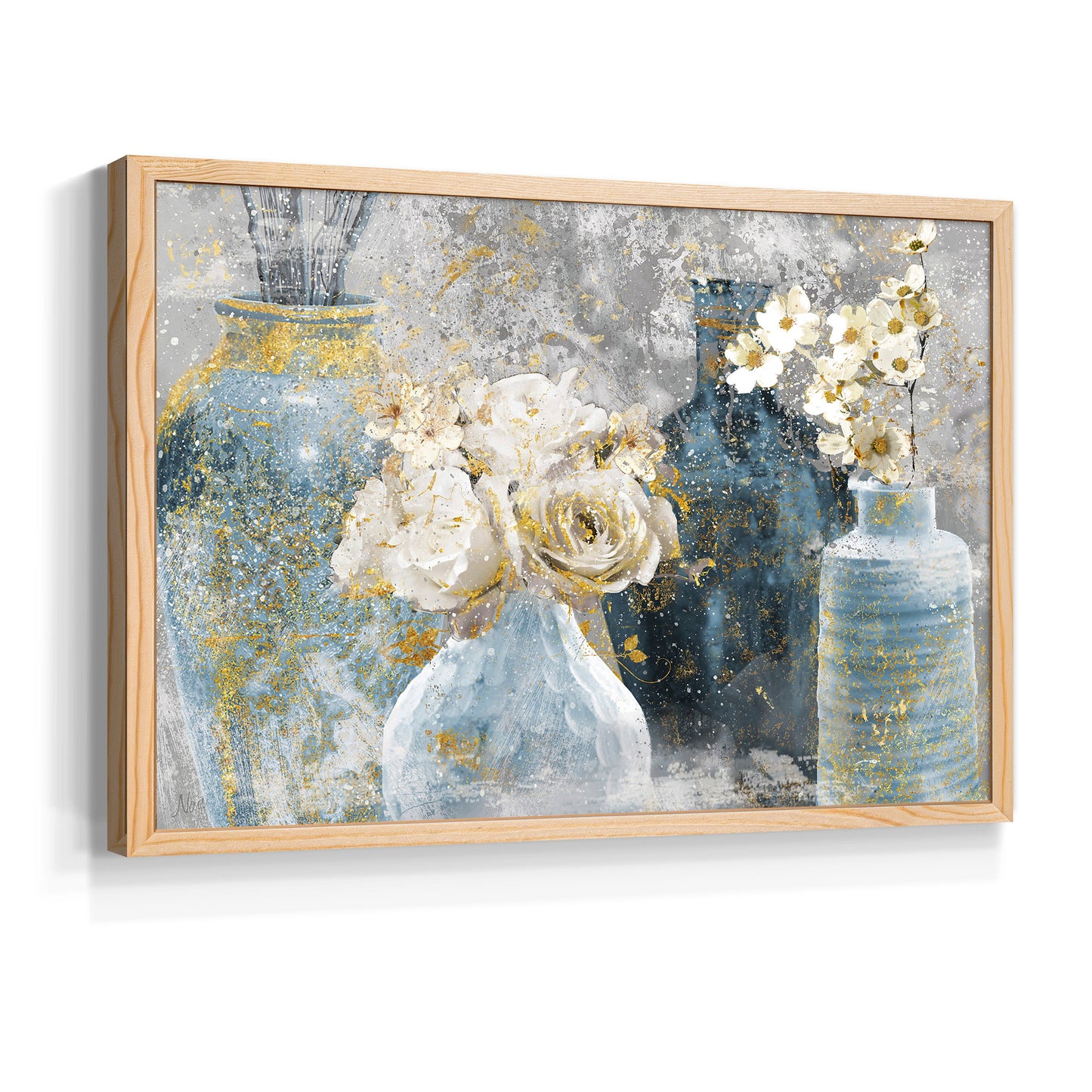 45360,vases,flowers,artwork,modern decor,floral arrangement,mixed media,soft colors,interior design,elegant,contemporary,art,home decor,still life,painting,artist,decor style,color palette,aesthetic,creative,arrangement,beauty,craftsmanship,design,nature,sophisticated,tranquil,visual art,handmade,minimalist,decorative,wall art,living space,stylish,peaceful,inspiration,charm,textures,sophistication,detailed,Re-stickable,Plants & Flowers