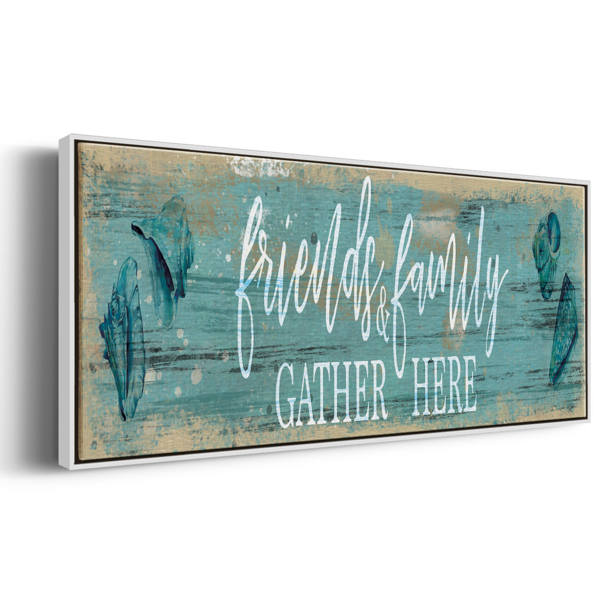 Friends and Family - Floater Framed Canvas Print