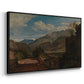 Bonneville, Savoy, 1803 - Floater Framed Canvas Print