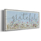 Bloomin Around Grateful - Floater Framed Canvas Print