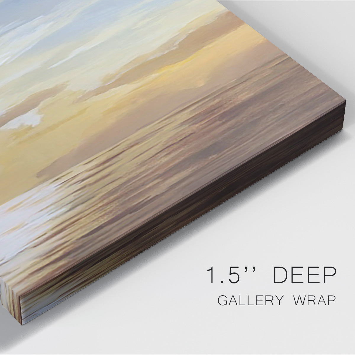 Luminous Waters II Premium Gallery Wrapped Canvas - Ready to Hang