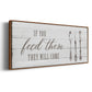 If You Feed Them - Floater Framed Canvas Print