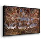The Last Judgment (Charon's Boat and the Damned), 1536-1541 - Floater Framed Canvas Print