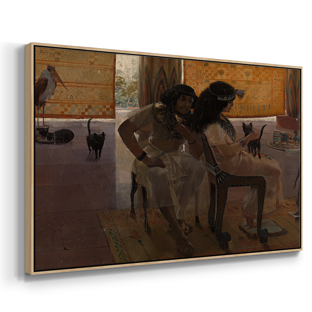 The Age of the Pharaohs, 1914 - Floater Framed Canvas Print