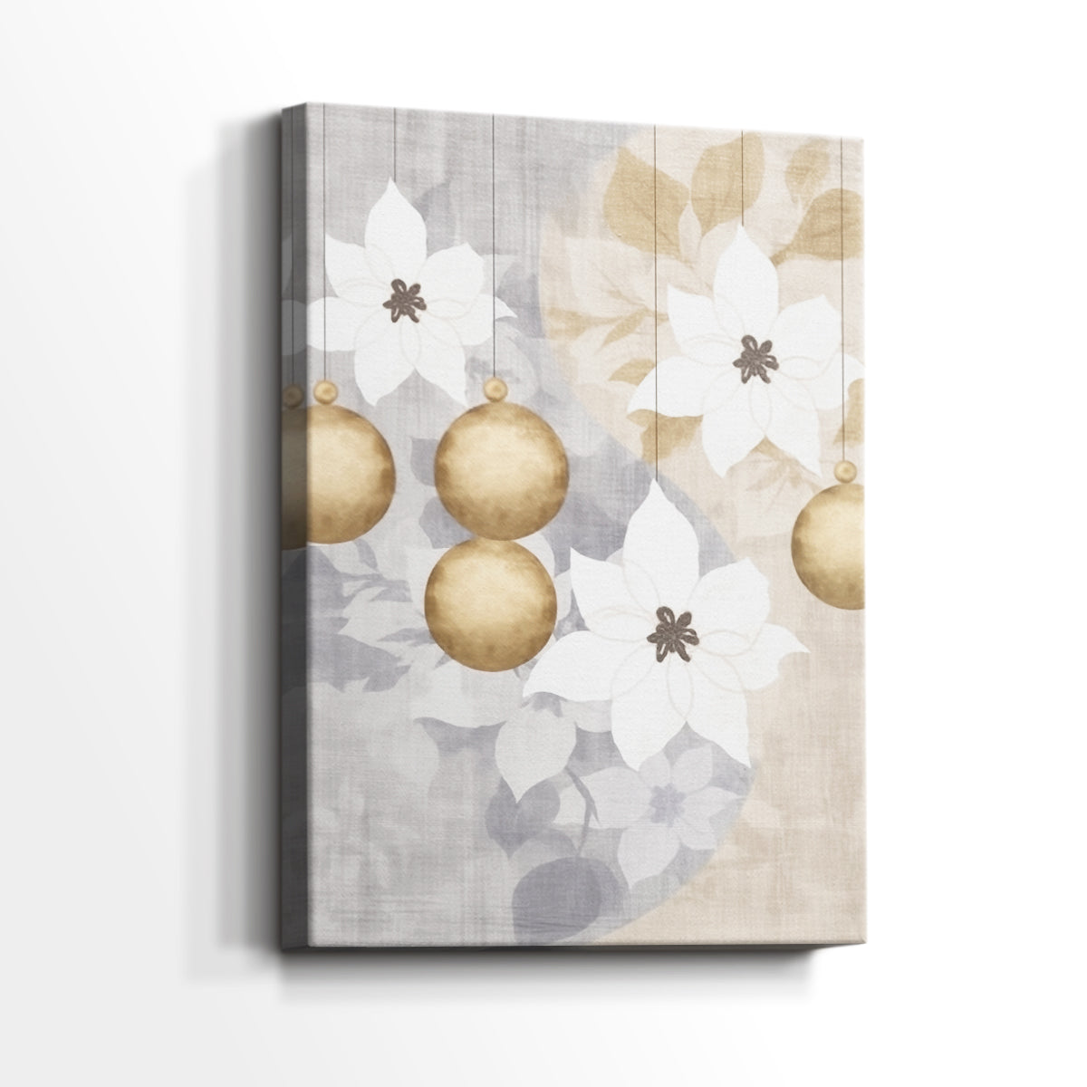 Snowwhite Candle Village - Canvas Art Print