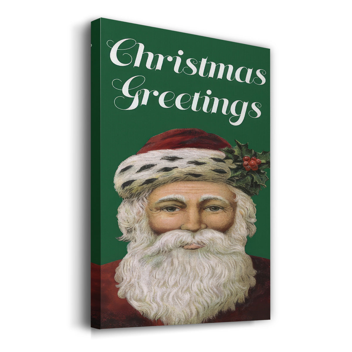 Retro Santa Claus I - Gallery Wrapped Canvas