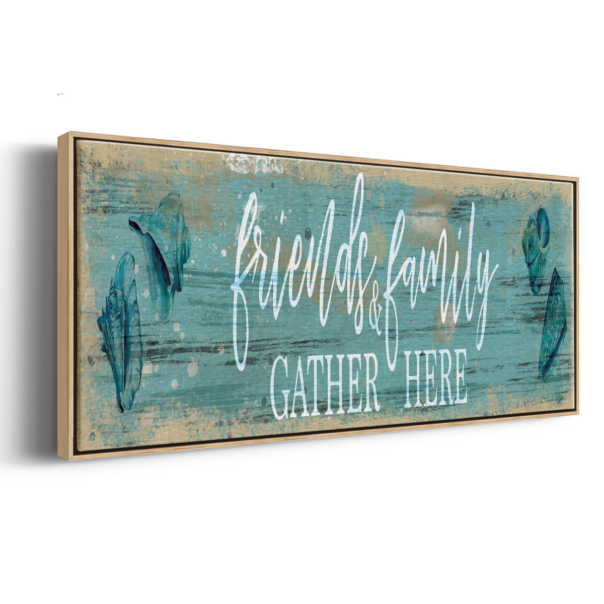 Friends and Family - Floater Framed Canvas Print