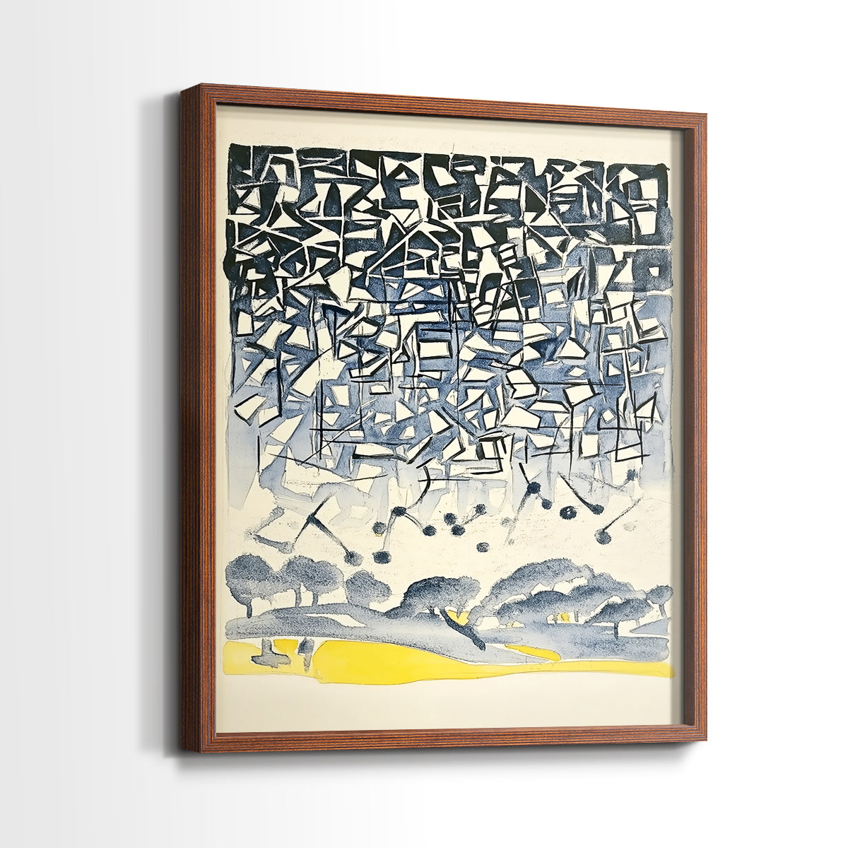 Abstract Series CXCII - Restickable Framed Art Set