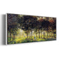The Promenade at Argenteuil, Sunset, 1874 - Floater Framed Canvas Print