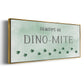 Dinomite - Floater Framed Canvas Print