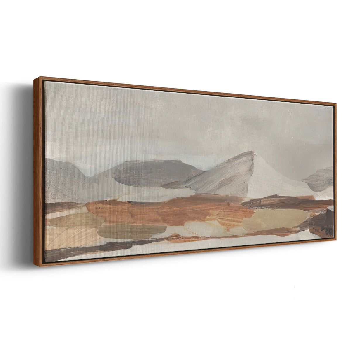 Dusky Mountain II - Floater Framed Canvas Print
