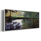 The Pond at Montgeron 2, 1876 - Floater Framed Canvas Print