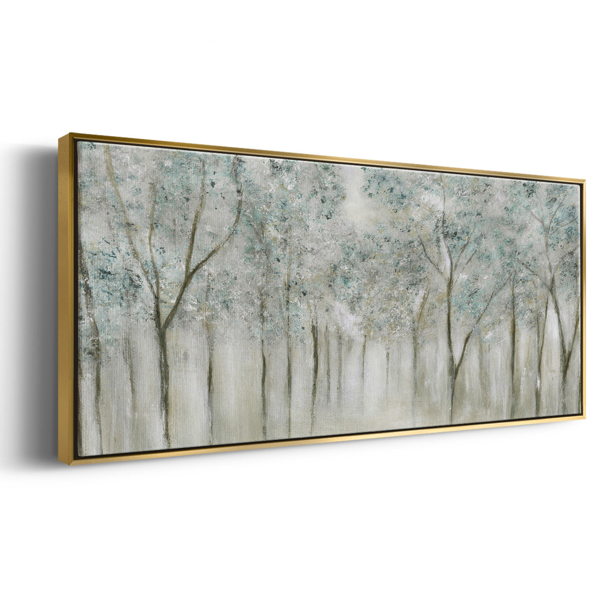 Neutral Spring - Floater Framed Canvas Print