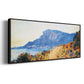 The Red Road at Cap Martin, Near Menton, 1884 - Floater Framed Canvas Print