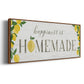 Homemade Lemons - Floater Framed Canvas Print